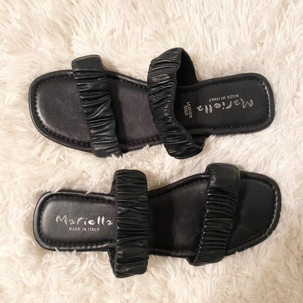 MARIELLA Scrunched Sandals